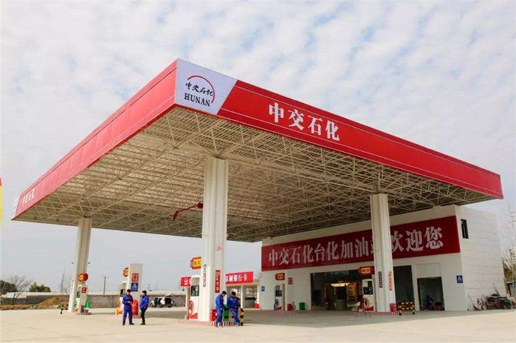江油加油站钢结构网架案例6